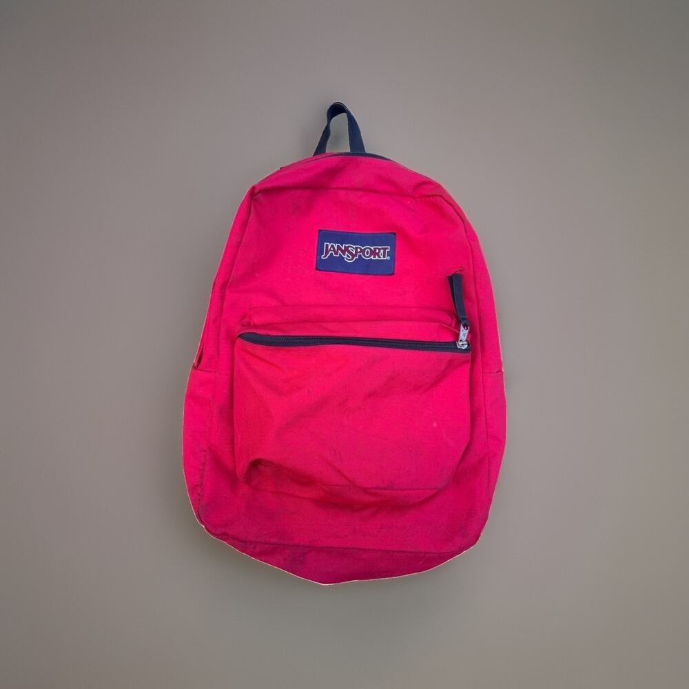 JanSport SuperBreak Classic Red School Backpack Kids Boys Girls Unisex Book Bag